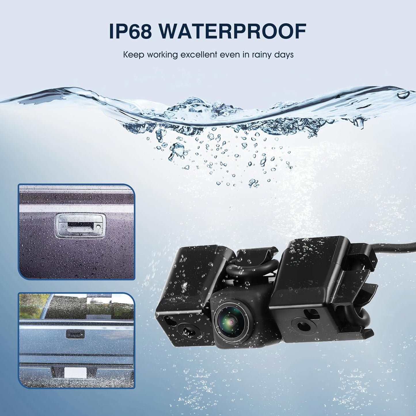 Rear View Backup Reverse Camera Fit for Chevrolet Silverado Cheyenne Fit for GMC Sierra 1500 2500 HD 3500 HD 2014 2015,Safety Parking Back Up Assist Camera OE Number 23306741 22803702