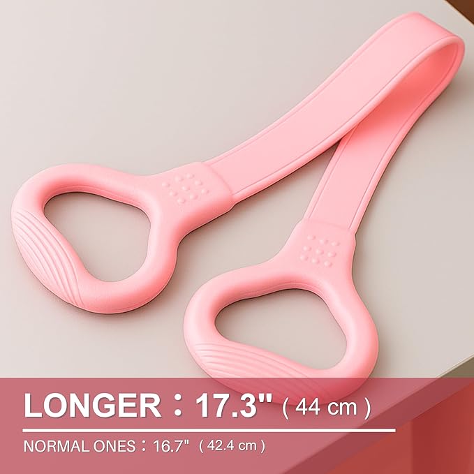 LEZER Figure 8 Resistance Band, Fitness Elastic Rope, Execrise Workout for Arm, Back, Chest and Shoulder, Yoga, Pilates, Stretching, Physical Therapy Equipment