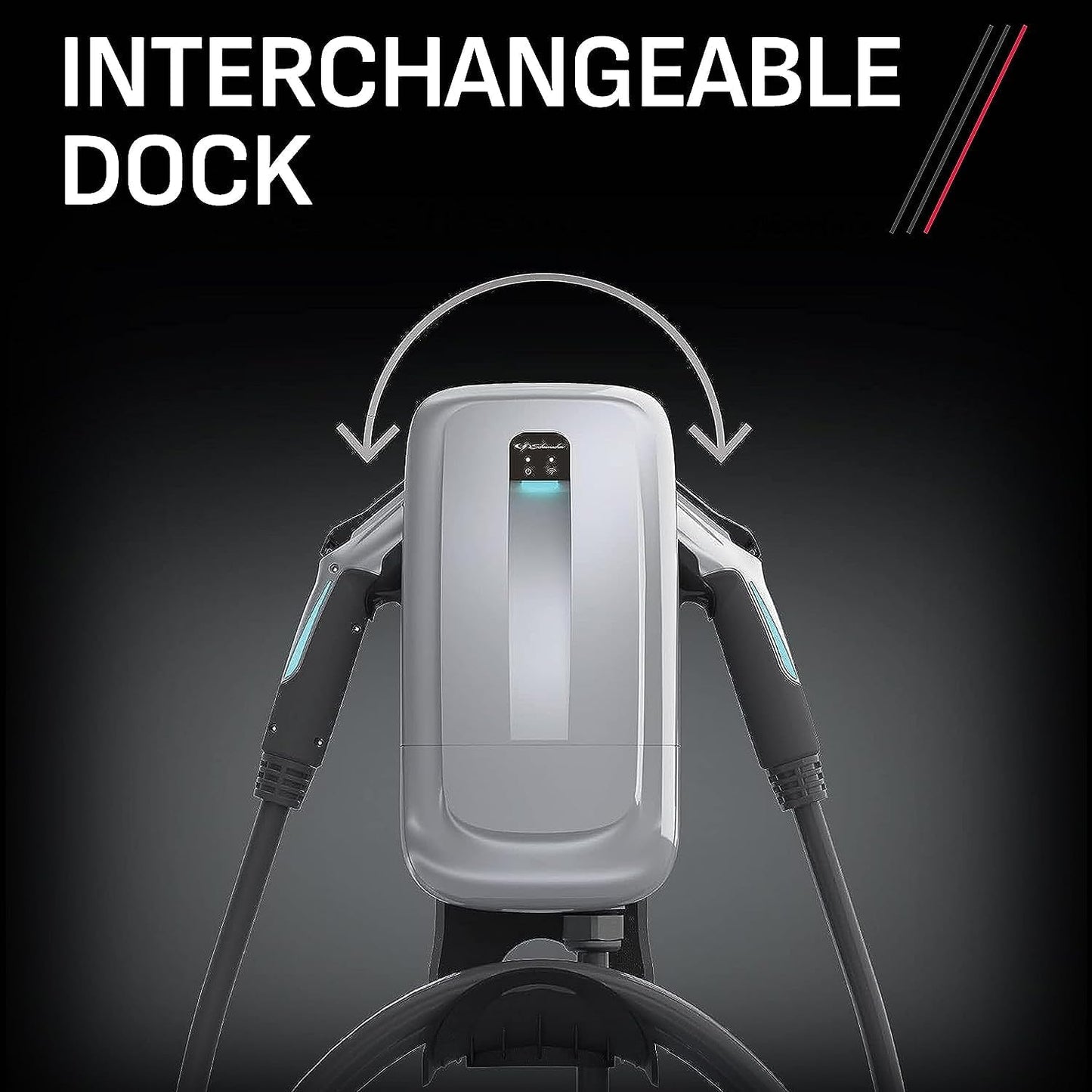 Schumacher Electric 240V / 40A Level 2 EV Wall Charger - NEMA 6-50 Plug - with Universal SAE-J1772 Connector - Wi-Fi & Bluetooth Enabled - Weather-Resistant for Indoor or Outdoor Use - SEV1600P650