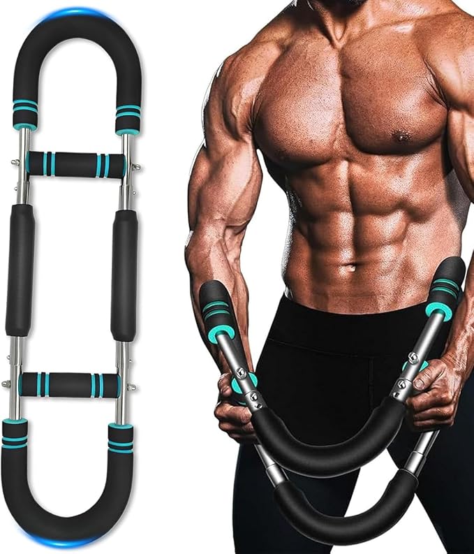 Twister Arm Trainer, Adjustable Forearm Strengthener, Power Arm Exercise Equipment, Chest Workout Equipment, Portable Spring Resistance Home Arm Workout Equipment Thigh Master