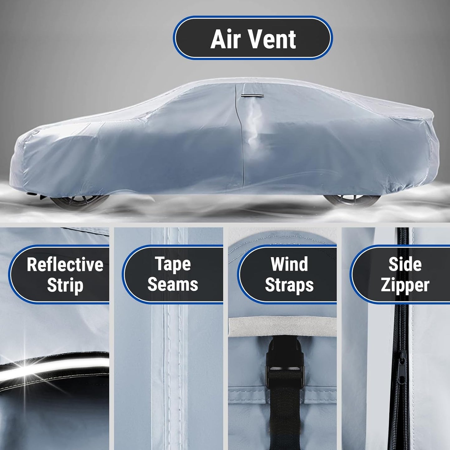 iCarCover Custom Car Cover for 2000-2009 Honda S2000 Convertible Waterproof All-Weather Rain Snow UV Sun Protector Full Exterior Indoor Outdoor Car Cover