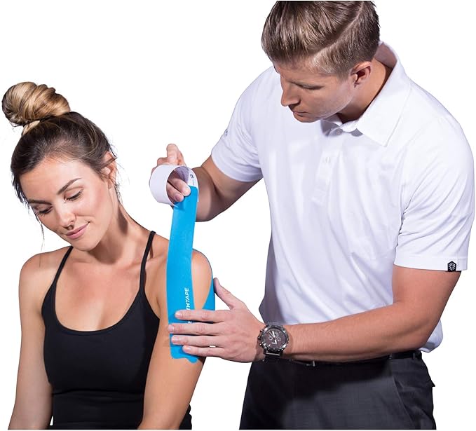 Kinesiology Tape - 5M Precut K Tape Roll - Premium Athletic Tape - Support and Prevent Injuries - Multiple Colors Available