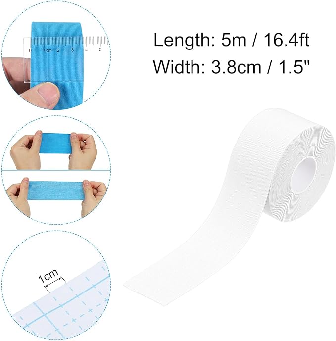 PATIKIL Aerial Hoop Tape, Athletic Tape Adhesive Non-Slip Grip Tape Yoga Rig Sports Tape for Exercises Gymnastics