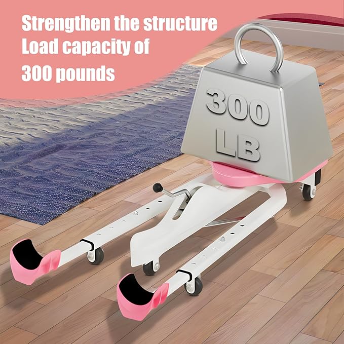 Split Machine for Flexibility, Leg Stretcher Stretching Equipment, Split Stretcher Machine, Splits Trainer, 300lbs Weight Capacity, Yoga Ballet Dance and Gymnastics Training Equipment Pink1