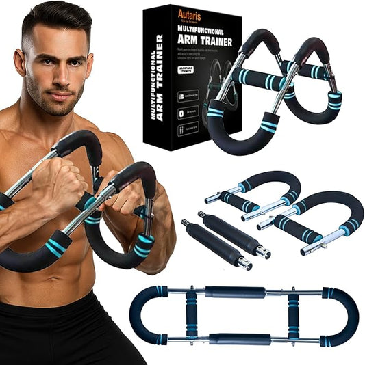 Twister Arm Trainer - Adjustable Chest Workout Equipment - Arm Trainer for Men - Chest Trainer for Men - Shoulder Muscle Training - Portable Spring Resistance - Home Fitness Equipment (40–90 lbs)
