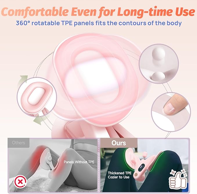 Thigh Master Thigh Exerciser for Women, Upgraded Inner Thigh Exerciser Pelvic Floor Exercise Kegel Hip Trainer, 45lb Thighmaster Home Gym for Legs Strengthen Machine