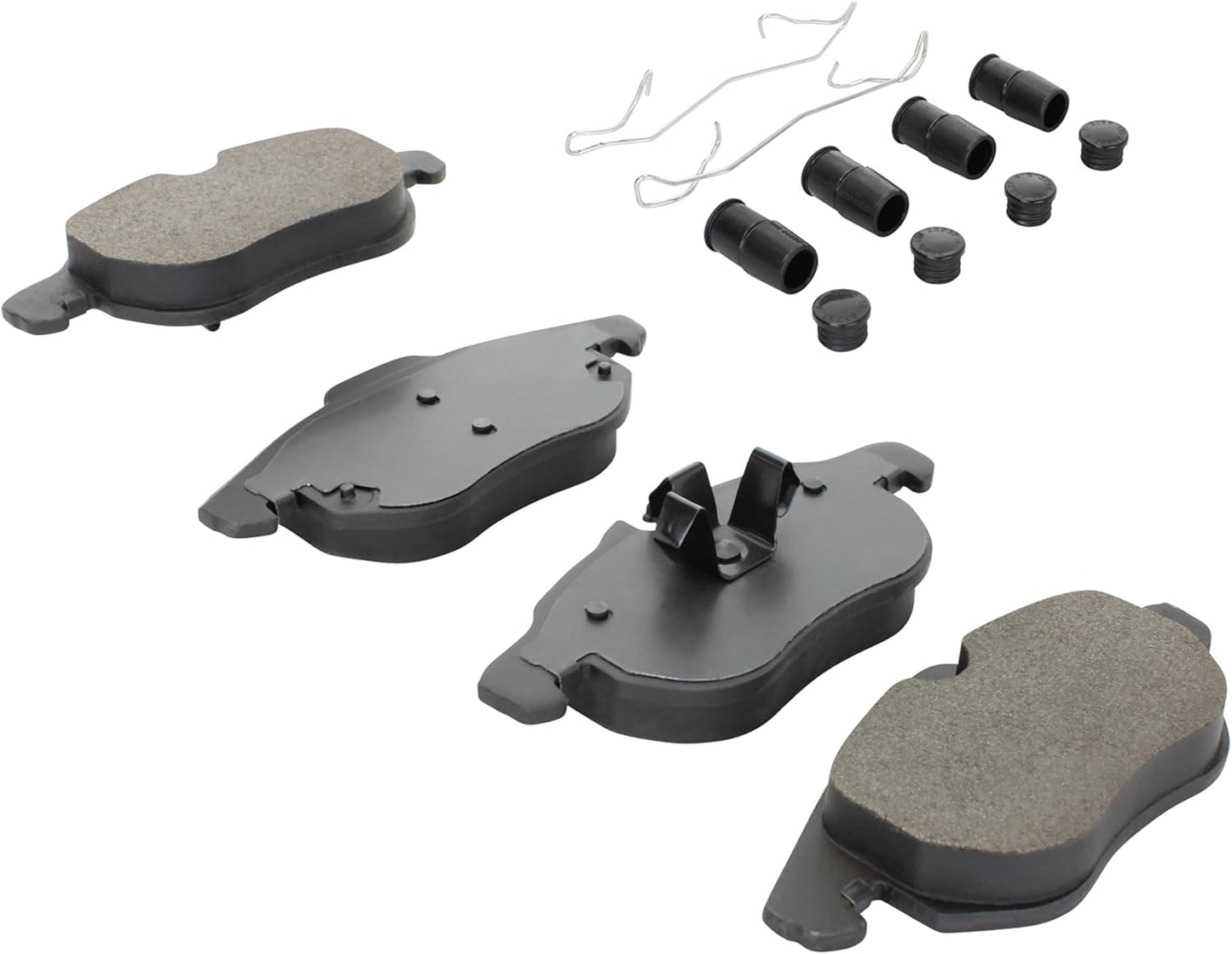 Premium Ceramic Front Brake Pads (1001-1106C) Compatible with Cadillac BLS 2007-2008, Saab 9-3 2006-2011, Saab 9-3X 2010-2011