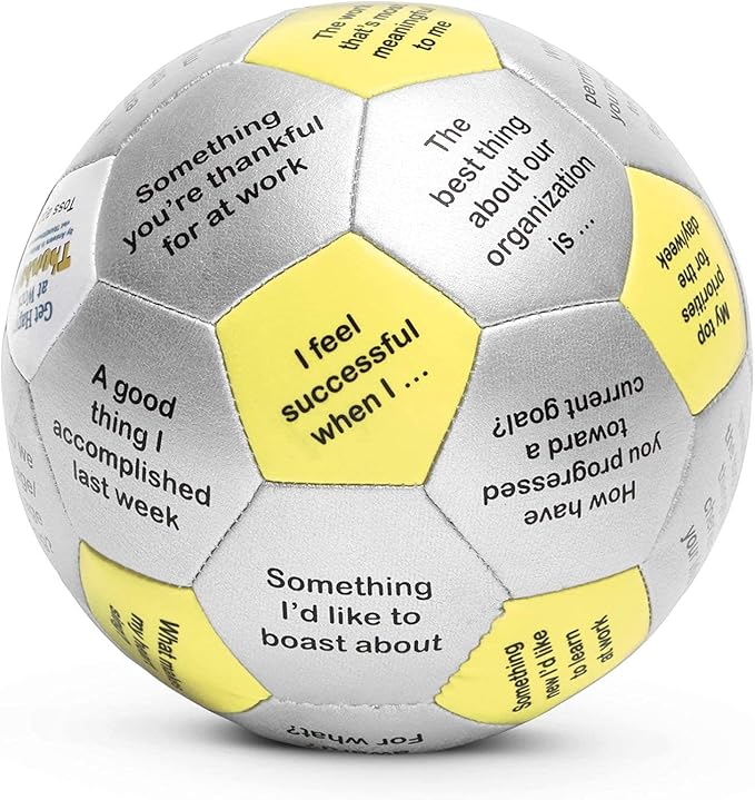 Trainers Warehouse 6" Thumball Collection, 32 Prompts for Conversation, Team Building, Relationship and Training