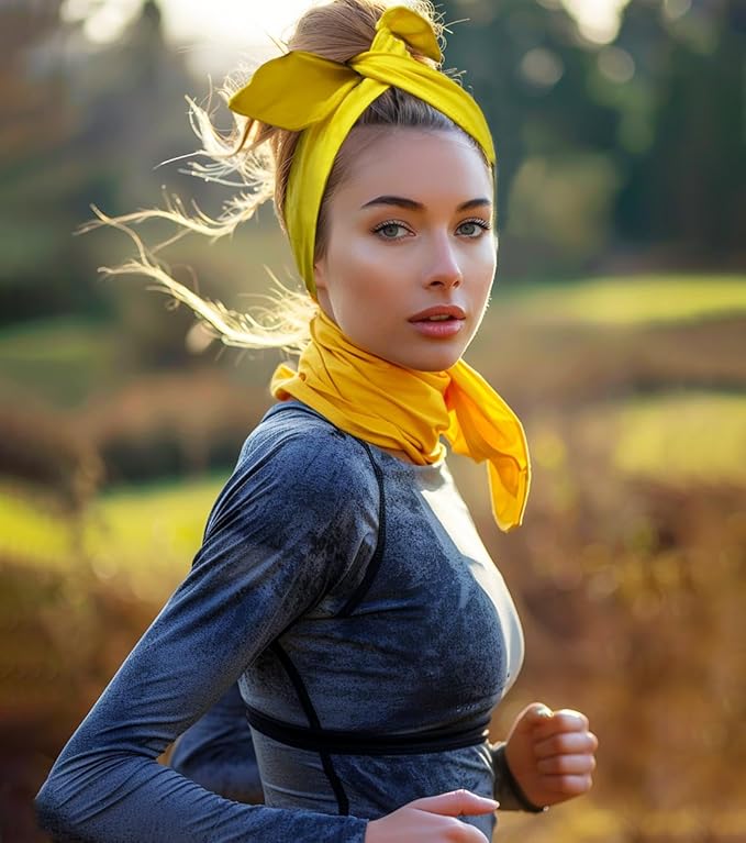 Sport Tie Headbands Tennis Head Tie for Men Women Sports Fans Ninja Soccer Basketball Teams Head Ties Halloween