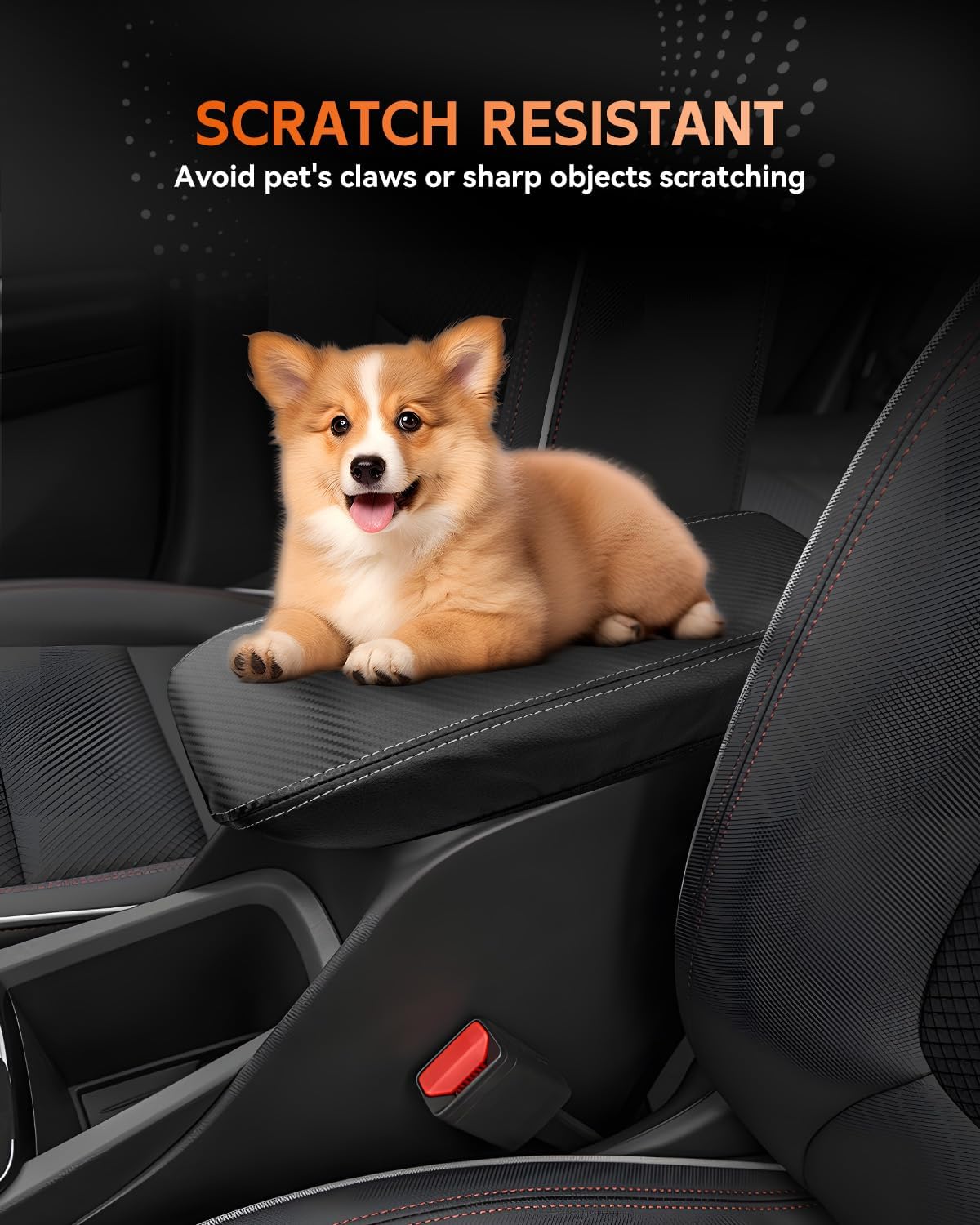 CDEFG for Chevrolet Trailblazer 2021-2025 Center Console Cover Armrest Box Cover for Chevy Trailblazer (LS, LT, Activ, RS) 2021 2022 2023 2024 2025 Accessories Arm Rest Protector