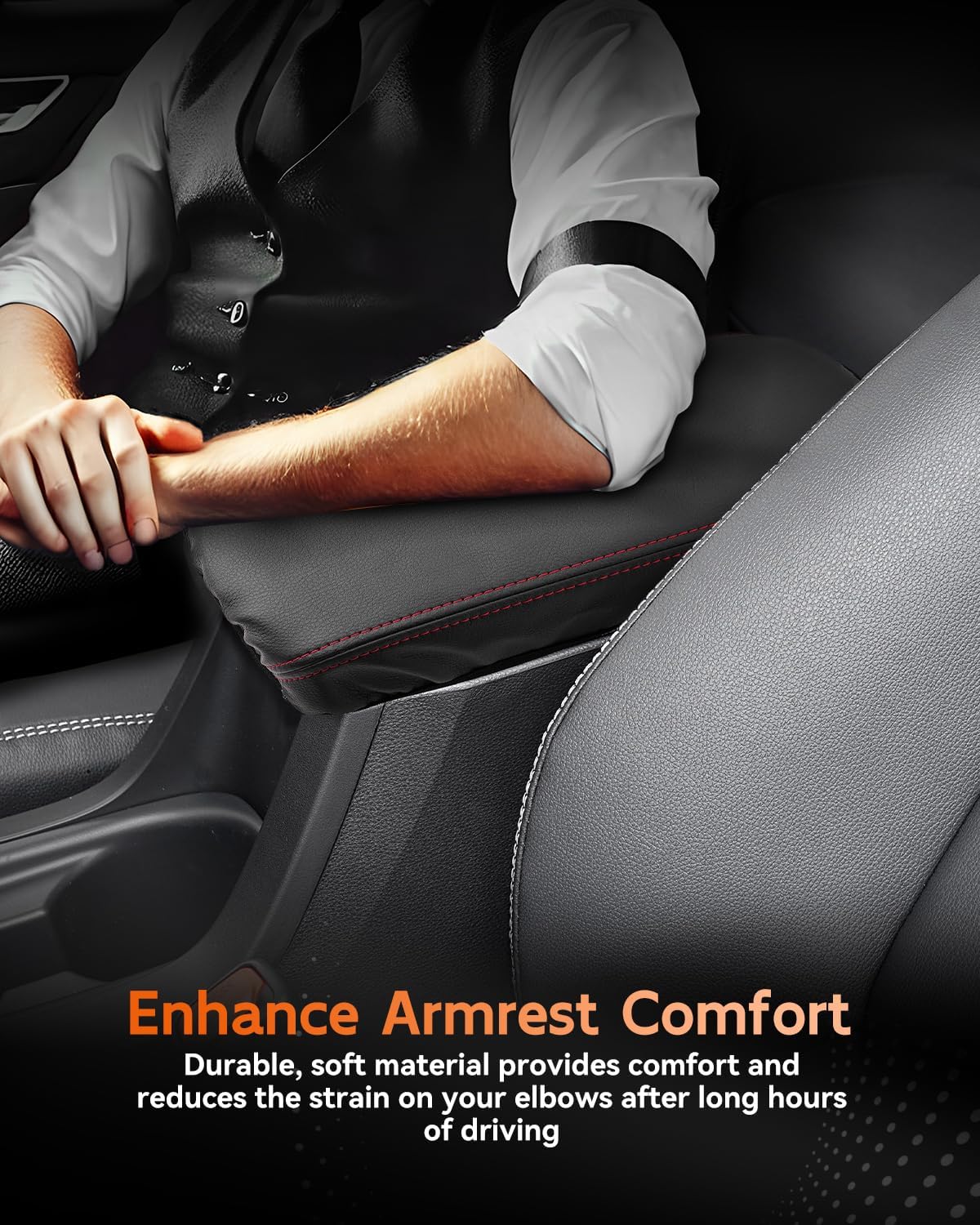 CDEFG for Toyota Corolla Cross 2022-2025 Center Console Cover Armrest Box Cover for Corolla Cross (L, LE, XLE) 2022 2023 2024 2025 Accessories Arm Rest Protector SUV Edition Sedan Universal