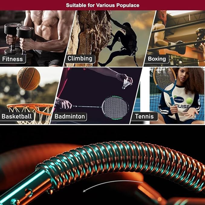 Twister Arm Trainer, Adjustable Forearm Strengthener, Power Arm Exercise Equipment, Chest Workout Equipment, Portable Spring Resistance Home Arm Workout Equipment Thigh Master