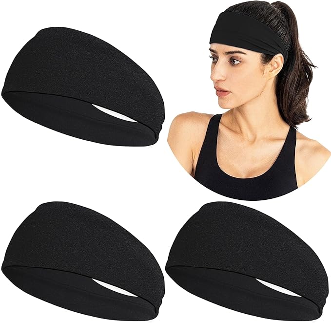JOYOYO Unisex Headbands for Women's Hair Soft Stretchy Fabric Kylie Head Band Bandeaux Hair Accessories for Workout Gym Yoga Hair Band,100% Pure Cotton
