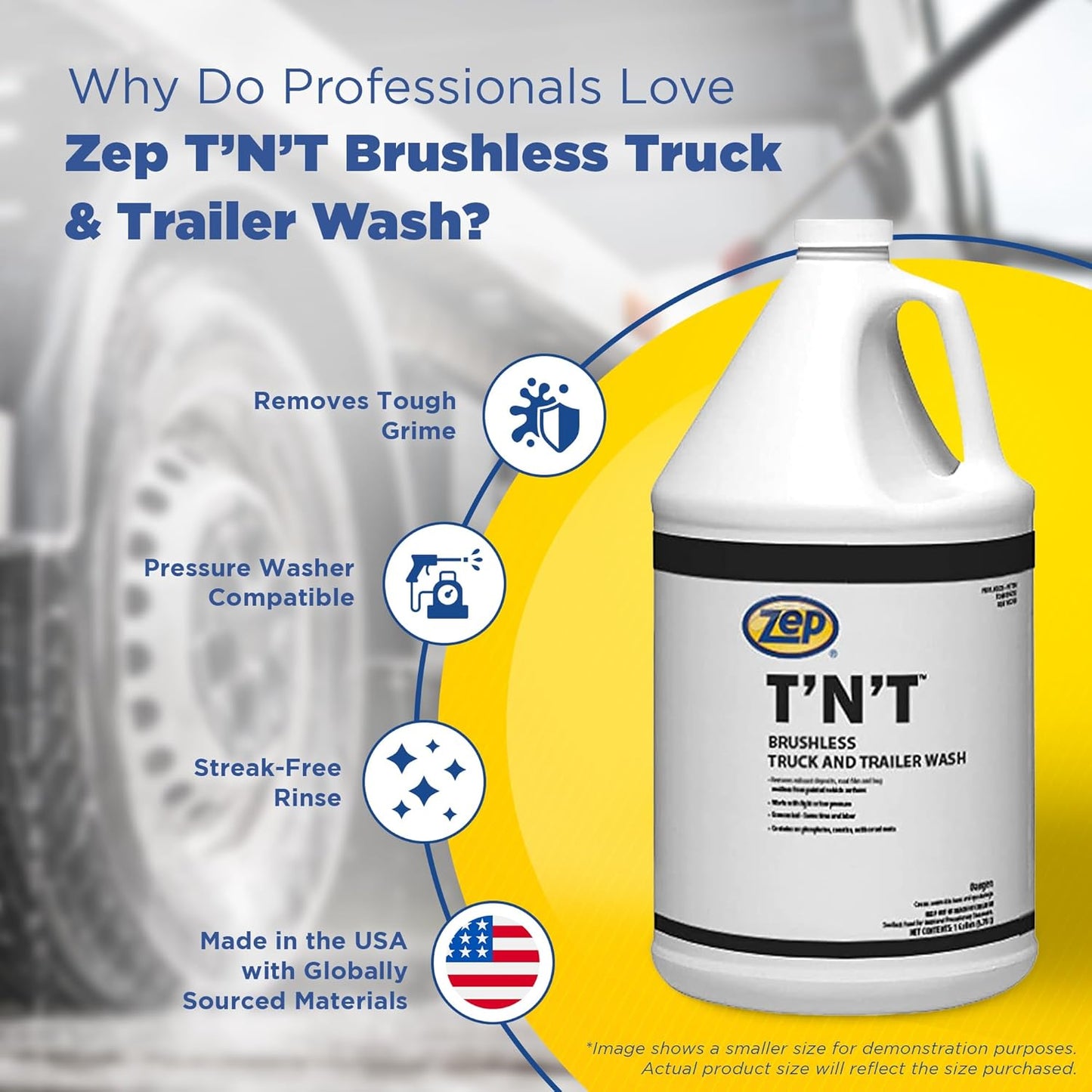 Zep TNT-Truck and Trailer Wash - 275 Gallon (1 Tote) 37689