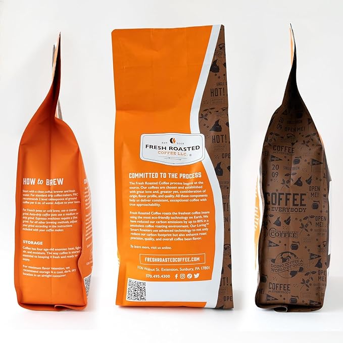 Fresh Roasted Coffee, French Roast, 2 lb (32 oz), Dark, Kosher, Whole Bean