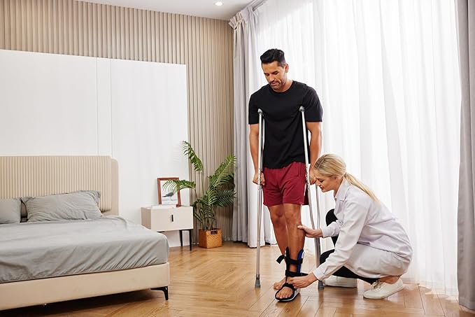 Deyeek Unisex Tear Away Shorts Snap On Athletic Cotton Shorts Post Knee Surgery Recovery Hip Replacement Pants with Pockets