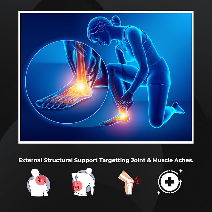 Sport Transdermal Pain Relief Tape, Kinesiology Tape, Sore Joints, Muscles, Back, Knee, Elbow, Shoulder Pain, 2 Elastic Strips(10x2 in), Water Resistant, Accelerated Recovery (Orange, 3 Pack)