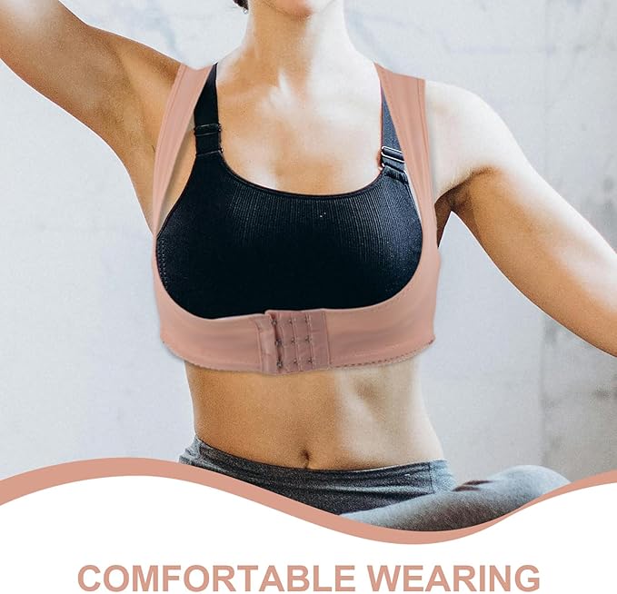 Healifty 2pcs Tank Tops Back Brace Womens Bras Push up Ladies Top Jacket Protective Gear Bracket Chest Support