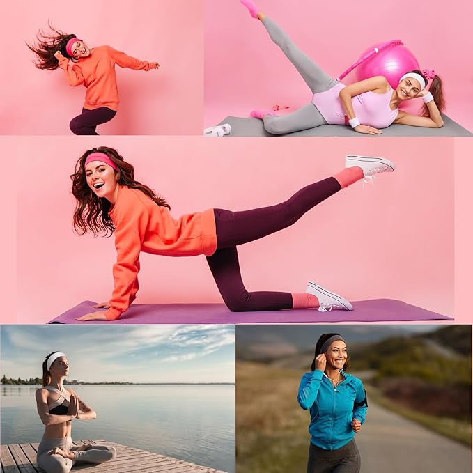 Leeven Headbands 6 Pcs Cotton Headbands