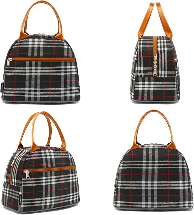 FlowFly Insulated Lunch Cooler Bag - Tote Bag Organizer for Women/Men, W&B