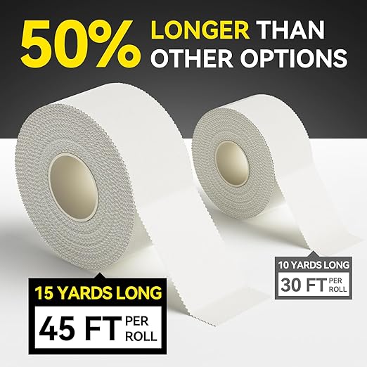 Dimora Athletic Tape and Pre Wrap Kit, 8 + 4 Rolls Premium Sports Wrap for Injury Prevention & Support, Easy Tear and No Sticky Residue, Essential Combo for Athletes, Trainers, & Coaches