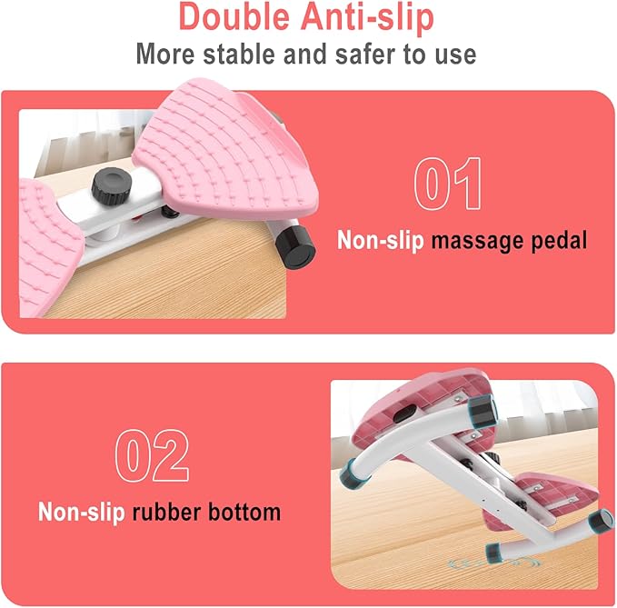 Waist Twister Ab Machine with 300 lbs Weight Capacity Anti-slip twist board Noiseless Home Gym Exercise Equipment for Women Men