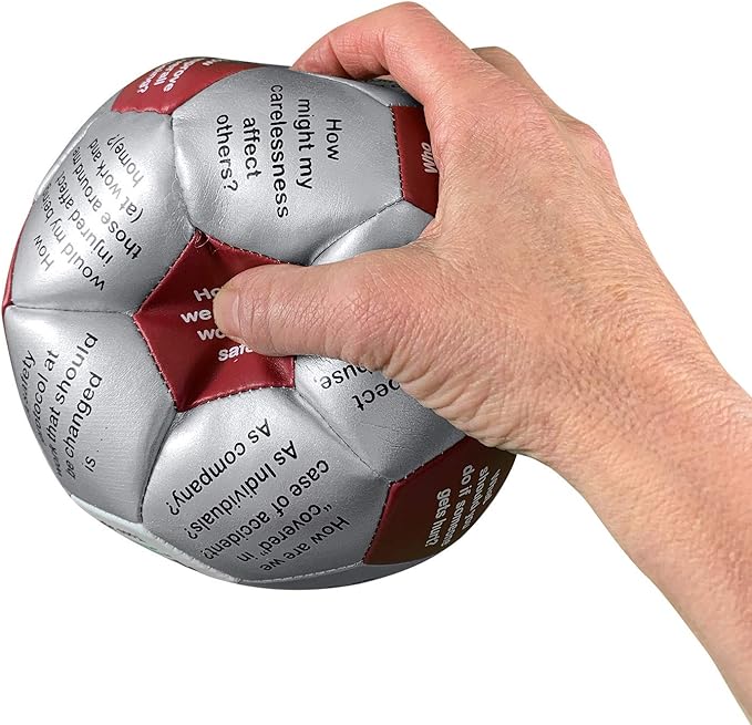 Trainers Warehouse 6" Thumball Collection, 32 Prompts for Conversation, Team Building, Relationship and Training
