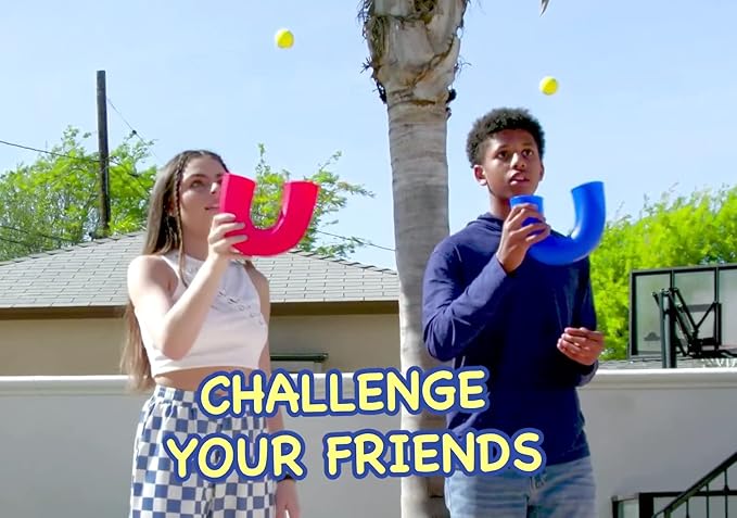 pindaloo The Original Skill Game – First & Only Authentic Looping Ball for Kids, Teens & Adults | Fun Coordination Game for Ages 8-12+Boosts Focus & Motor Skills Indoor & Outdoor Play | Transparent