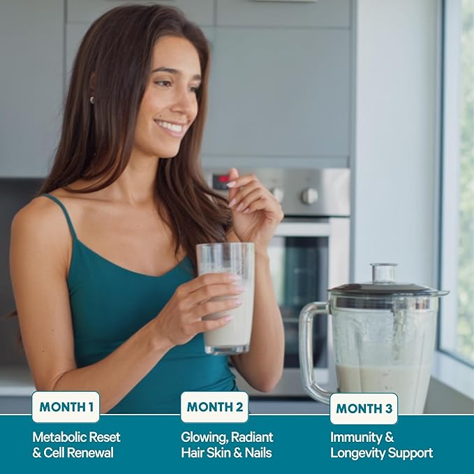 LyfeFuel All-in-One Essentials Nutrition Shake | Complete Meal Replacement Powder | 50+ Superfood Blend, 18g Plant- Based Protein - Vanilla, 24 Servings