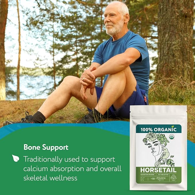 Organic Horsetail (4 oz.) (Equisetum arvense) – Loose Dried Herb – Edible Grade for Tea, Infusions & Herbal Blends