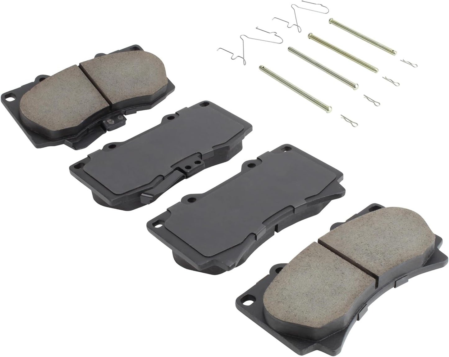 Premium Ceramic Front Brake Pads (1001-1119C) Compatible with Hummer H3 2006-2010, Hummer H3T 2009-2010