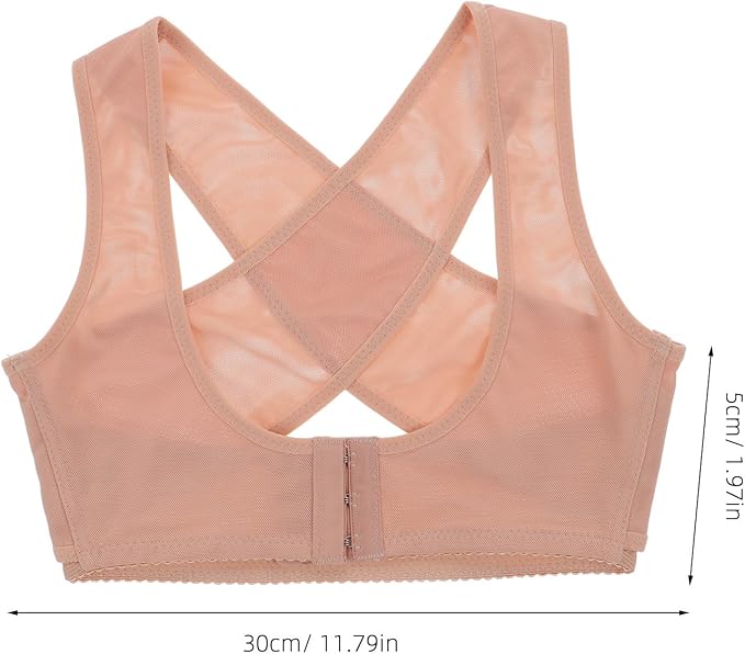 Healifty 2pcs Tank Tops Back Brace Womens Bras Push up Ladies Top Jacket Protective Gear Bracket Chest Support