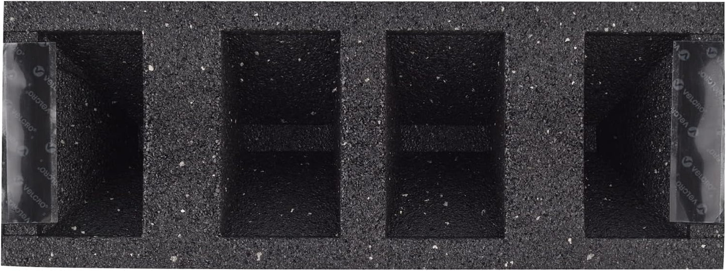 Rubberific Heavy Duty Rubber Parking Stop Durable Easy to Install Reflective Parking Curb Garage Car Stopper for Indoor and Outdoor Use (1 Pack)