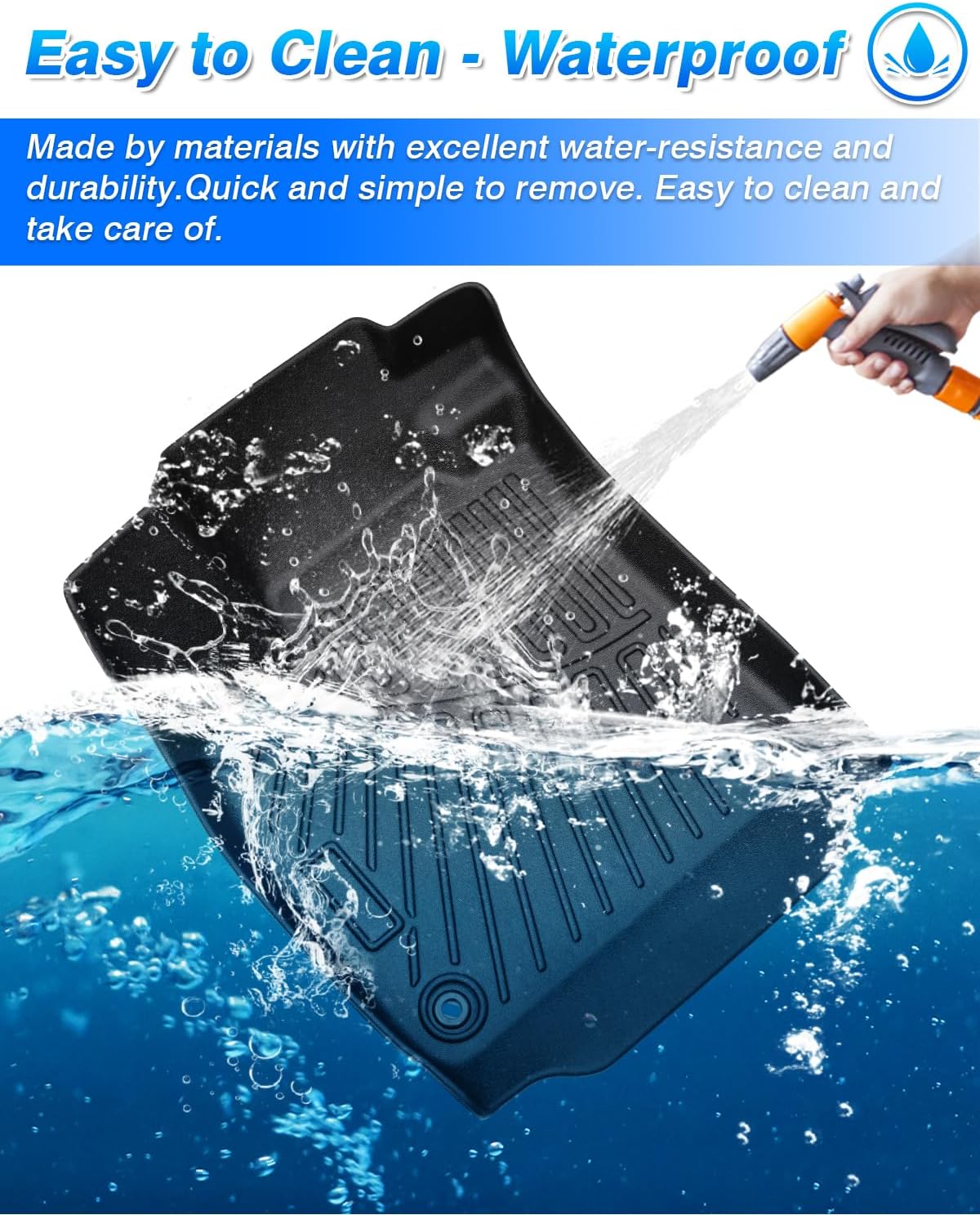 Cartist Floor Mats Custom Fit for Chevrolet/Chevy Trax 2024 2025 Accessories All Weather Floor Liners for Trax Heavy Duty TPE Odorless