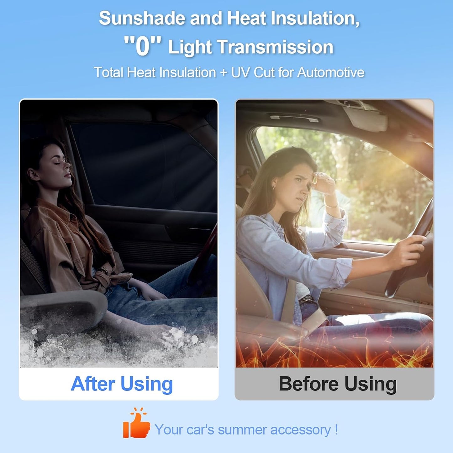 8pcs Car Window Shades for Subaru Ascent 2019-2024 2025 Accessories,Windshield Side Rear Full Sunshade,Sun Visor UV Blocking, Privacy Protection and Blackout for Camping Outdoor