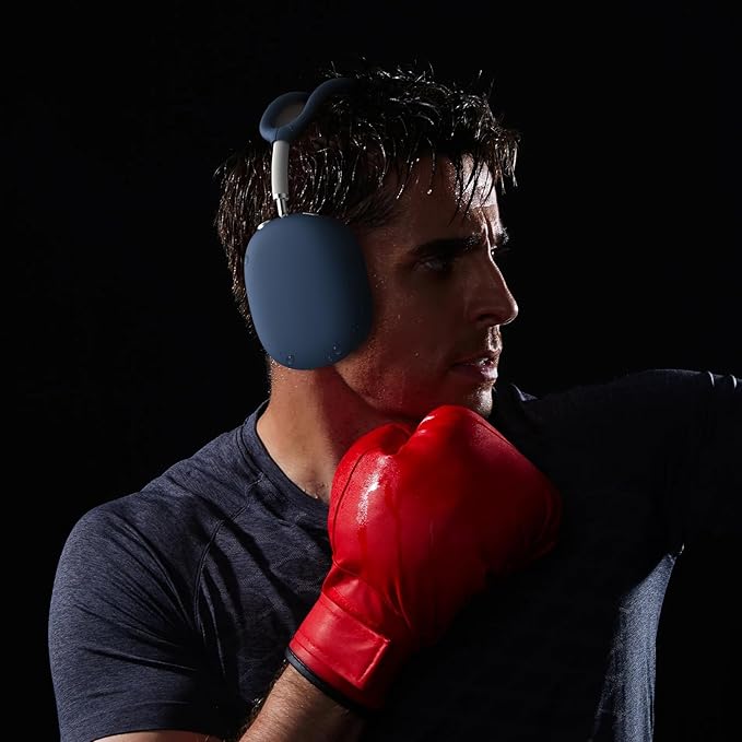 BRG 7in 1 Silicone Case Covers for AirPods Max, Sweat-Proof Ear Pad Case Covers/Ear Cup Covers/Headband Cover for AirPods Max Headphones, Accessories Soft Shell Protectors for Apple AirPods Max