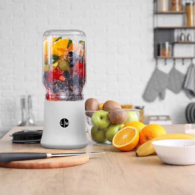 Personal Portable Ball Mason Jar Blender Attachment for wide mouth jars. DESIGNED FOR BALL WIDE MOUTH JARS