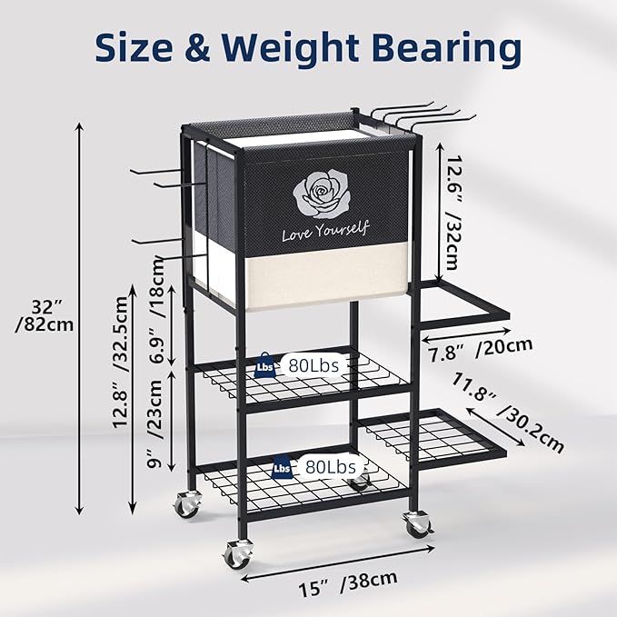 Yoga Mat Storage Rack，Home Gym Storage Rack Gym Workout Equipment Storage Organizer Fitness Weight Rack on Wheels for Yoga Mat,Yoga Block,Foam Roller,Resistance Band,Dumbbell,Kettlebell and Other Workout Accessories