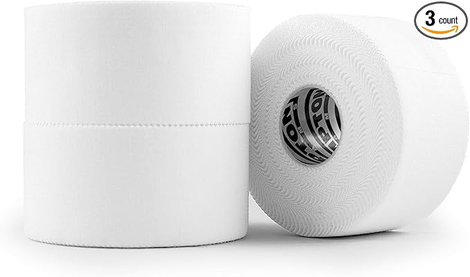 Hampton Adams | As Seen on Shark Tank | Original Athletic Sports Tape (3-Pack) | 45ft Rolls | Very Strong Easy Tear NO Sticky Residue | Best Tape for Athlete & Trainers | Fingers Ankles Wrist