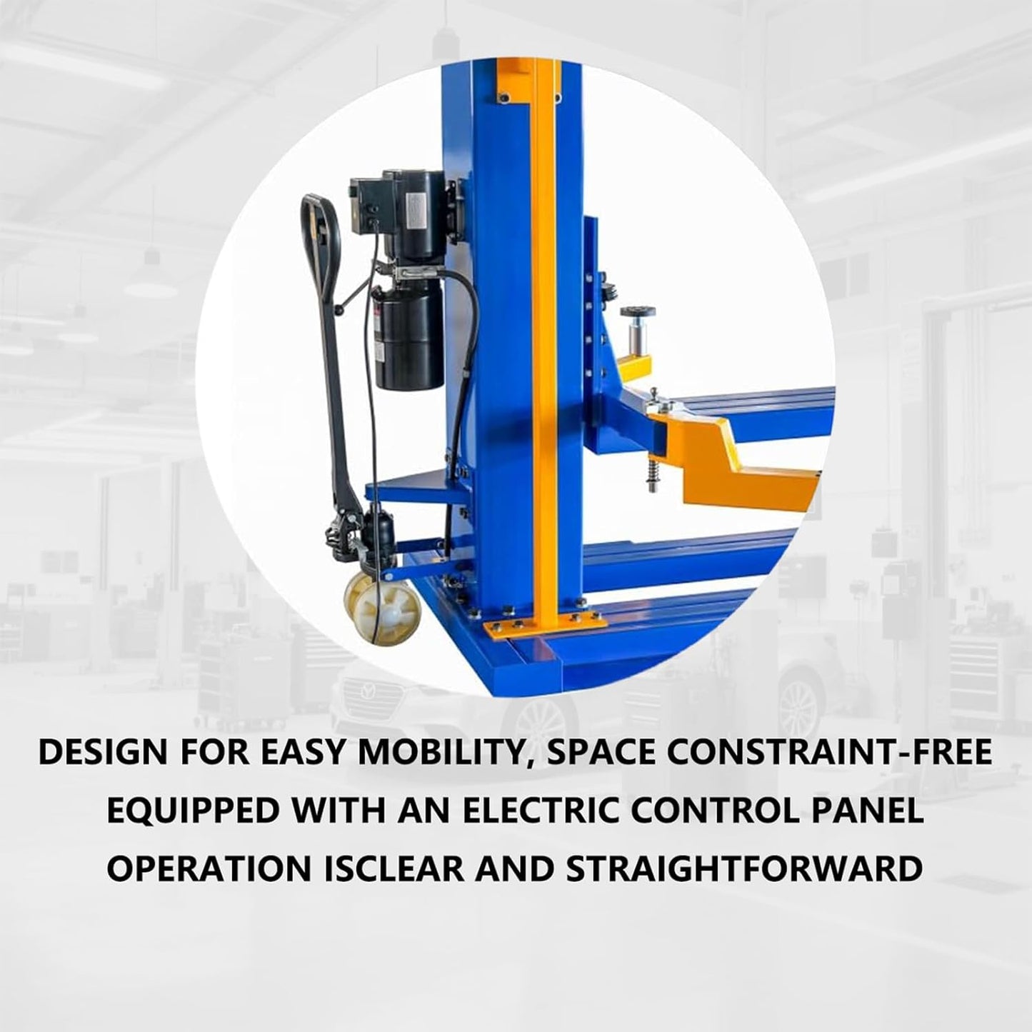 Car Lift Single/2 Post Auto Lifts, 6200/9000/10000LBS Capacity, 240V Hydraulic Truck Hoist, Heavy Duty Auto Lift with Safety Locks for Home Garage (6200LBS Single Post, 1)