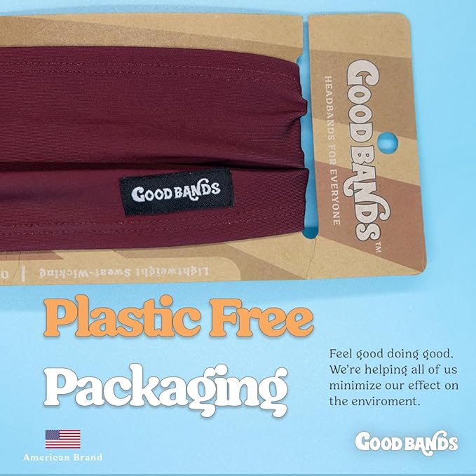 Sweatband for Men and Women - Unisex Headband That Wicks Moisture and Eliminates Excess Sweat - Durable & Long-Lasting - Running, Sports, Football, Triathlons, Construction, Yoga, Gym