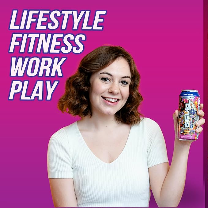 G Fuel Energy Drink, Berry Bomb, Sugar Free Carbonated Beverage with 300mg Caffeine, Daily Energy Boost with Focus Amino, Vitamin + Antioxidants, 16 oz Cans (Berry Bomb, 12-Pack)