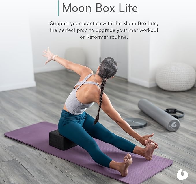Balanced Body Pilates Moon Box Lite, Lightweight Workout Box for Floor Exercise, Pilates Reformer, or Pilates Tower, Pilates Exercise Equipment for Home or Studio