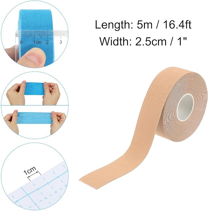PATIKIL Aerial Hoop Tape, Athletic Tape Adhesive Non-Slip Grip Tape Yoga Rig Sports Tape for Exercises Gymnastics