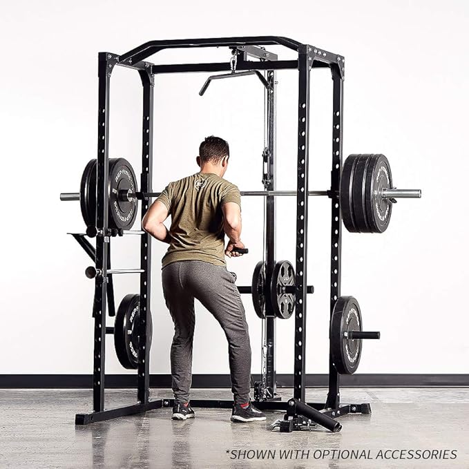 REP Fitness PR-1100 Power Rack - 700 lbs Rated Lifting Cage for Weight Training