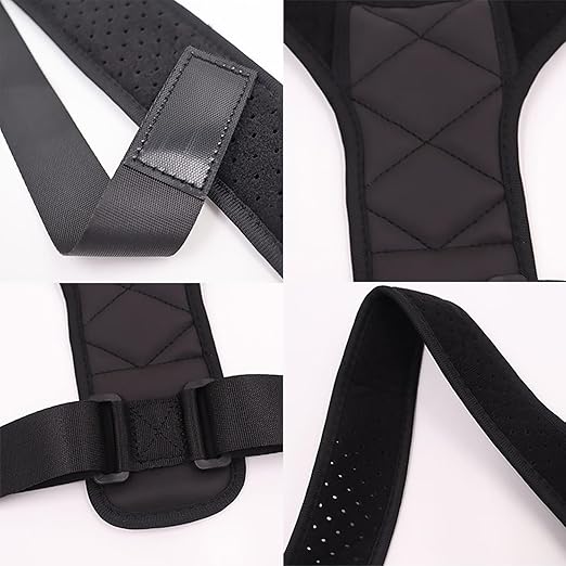 Posture Corrector For Men And Women, Back Posture Corrector, Adjustable Upper Back Support, Breathable Back Support Corrector, Relieves Neck, Shoulder, Collarbone, and Back Pain