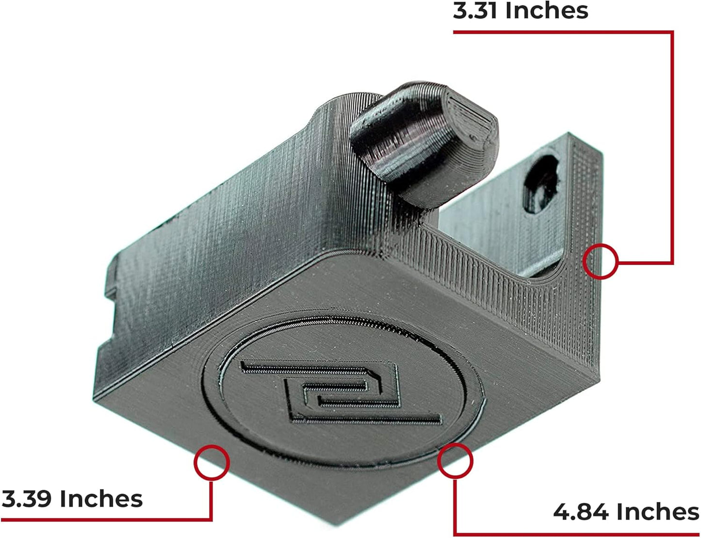Spartan Mounts Compatible with Mossberg 88, 500, 590 Shotgun Display Storage Organization System | Unique Low Profile Design | Gun Safe Wall Room Mounting Solution (12-Gauge, Barrel Points Right)