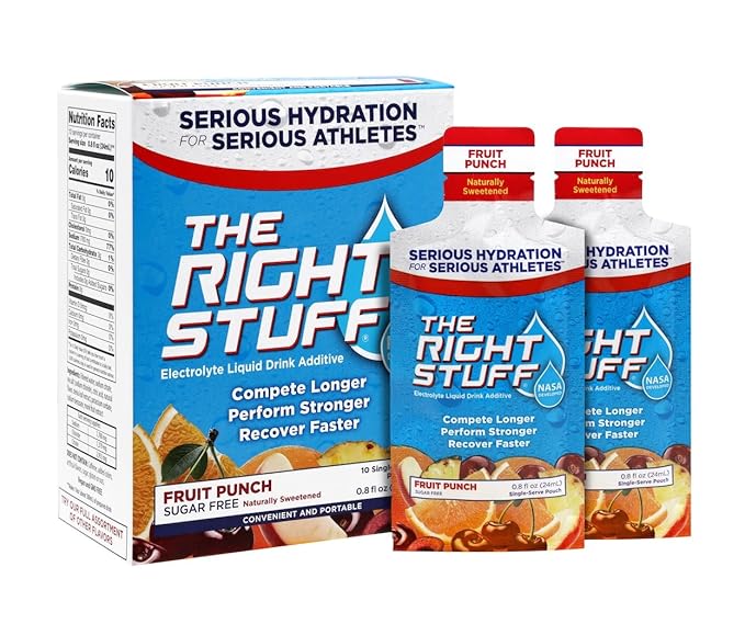 The Right Stuff Electrolyte Drink Concentrate - 10 Pouch Box - Fruit Punch