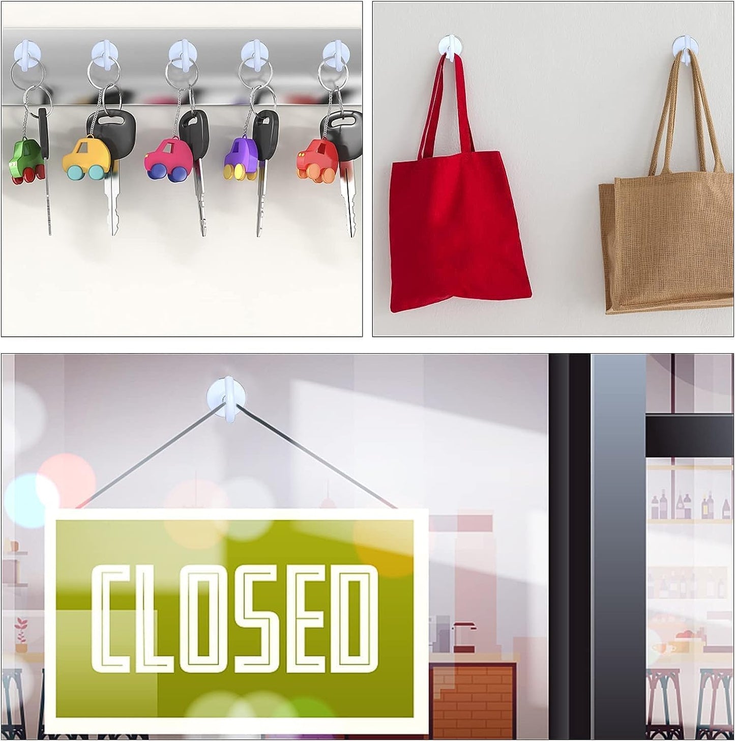 DIYMAG Magnetic Hooks, 30Lbs Strong Heavy Duty Cruise Magnet S-Hook for Classroom, Fridge, Hanging, Cabins, Grill, Kitchen, Garage, Workplace and Office Etc, (20 Pack-White)