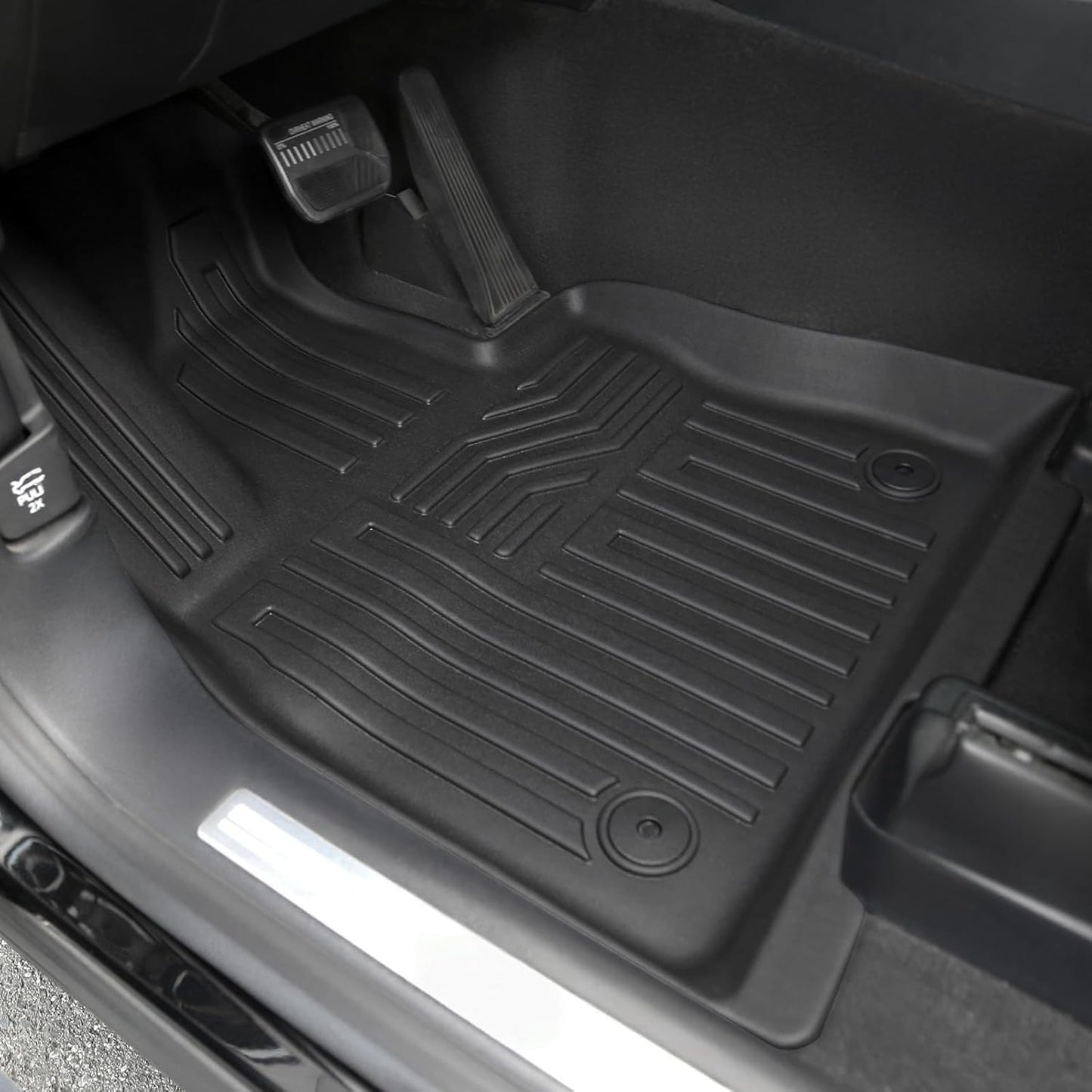 Floor Mats for 2020-2024 2025 Ford Explorer (7-seat), All Weather TPE Floor Mat Cargo Liner with Backrest Mat for Explorer ST/XLT Accessories